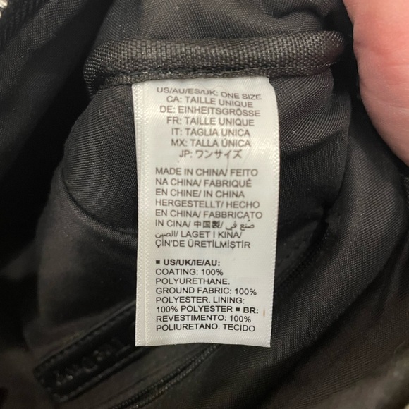 The Drop Black Croc Embossed Leather Belt Bag / Crossbody - Picture 5 of 5